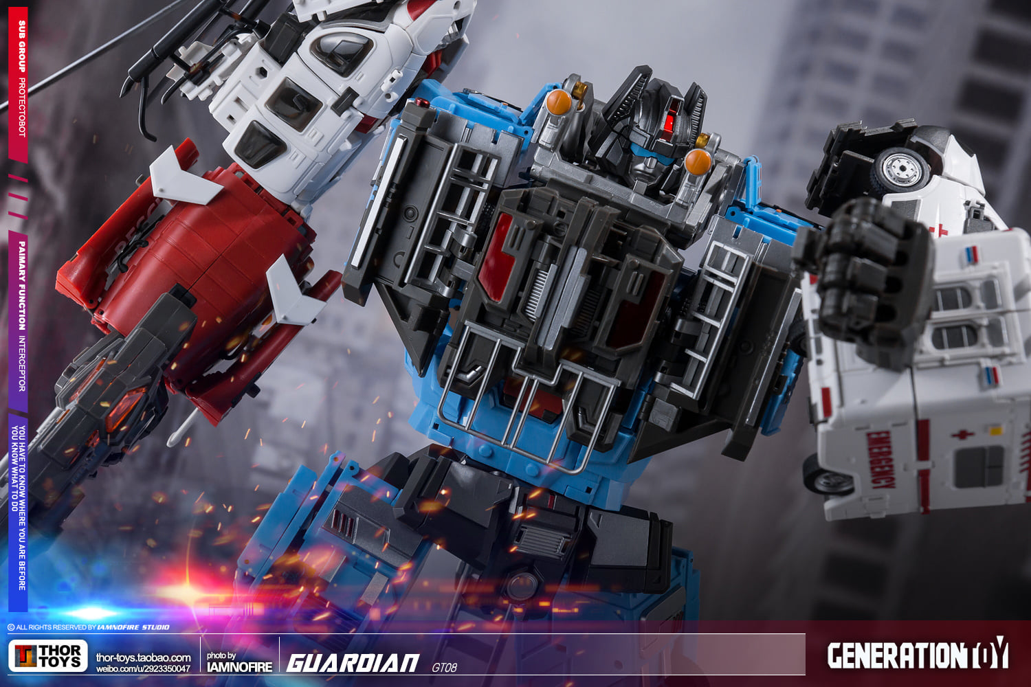 その他 GT-8 Guardian Generation Toy GT-8 Guardian Team (Defensor) Toy Photography by